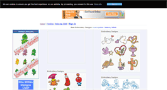 Desktop Screenshot of embroideryiscute.com